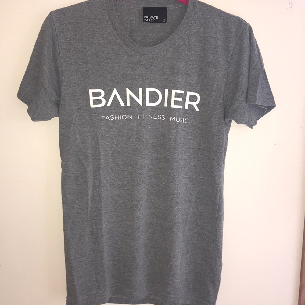 Private Party Bandier Grey Tee